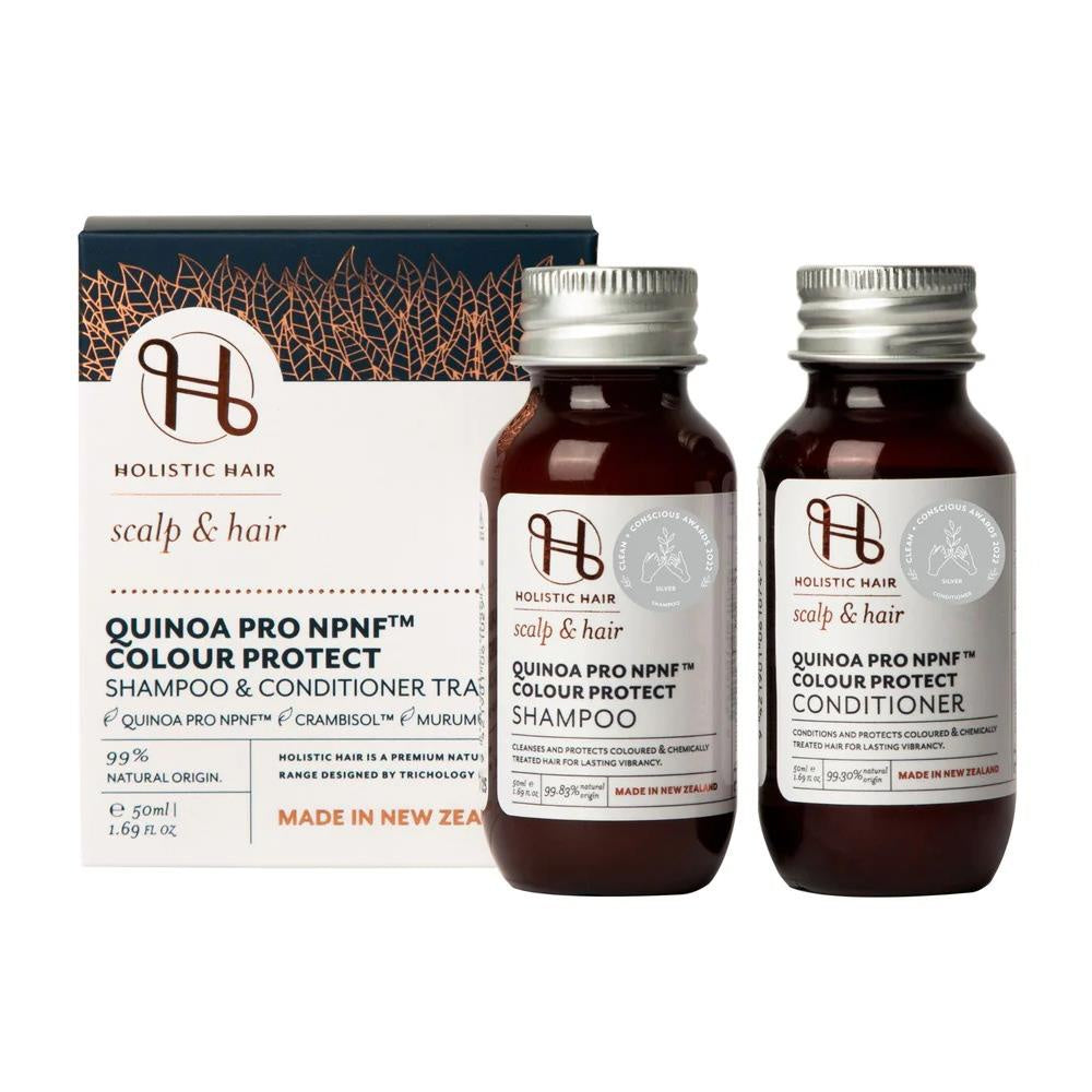 Holistic Hair Quinoa Travel Set - Quinoa Shampoo 50mlx1 + Quinoa Conditioner 50mlx1