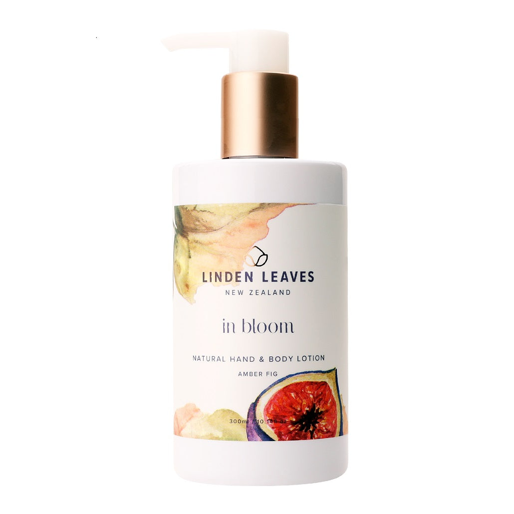 Linden Leaves Amber Fig Hand & Body Lotion - 300ml.