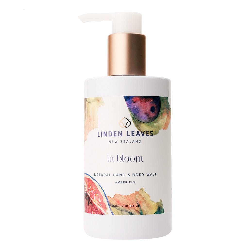 Linden Leaves Amber Fig Hand & Body Wash - 300ml.
