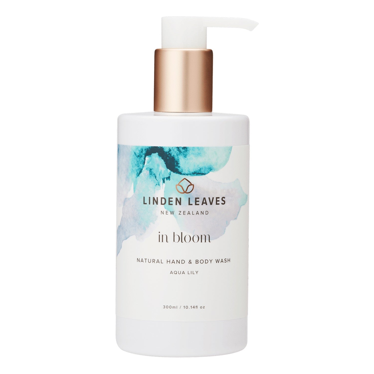 Linden Leaves Aqua Lily Hand & Body Wash - 300ml.