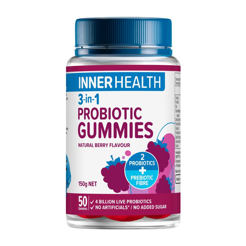 Inner Health 3-in-1 Adult Probiotic 50 Gummies