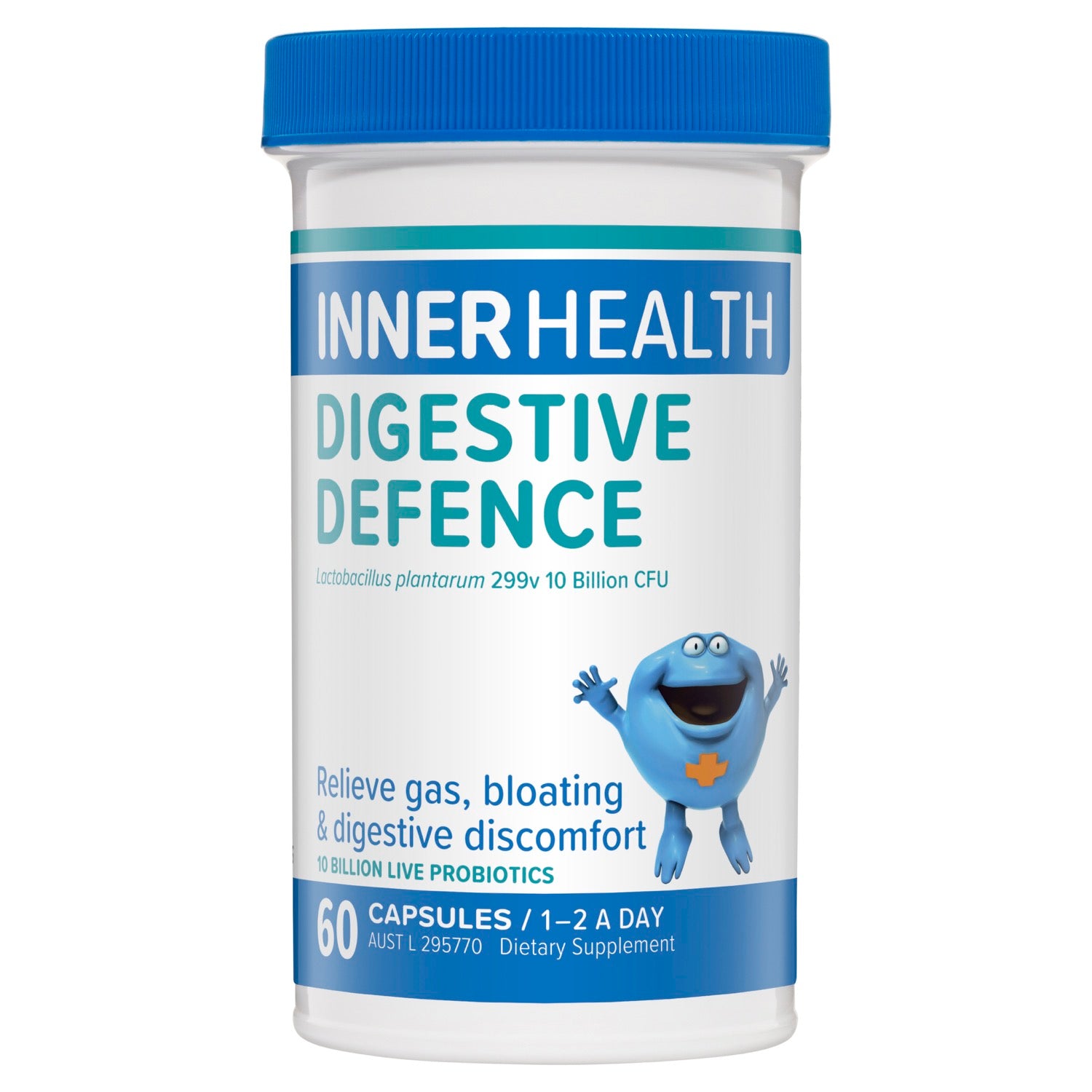 Inner Health Digestive Defence - Probiotic Supplement for Enhanced Digestive Health and Nutrient Absorption