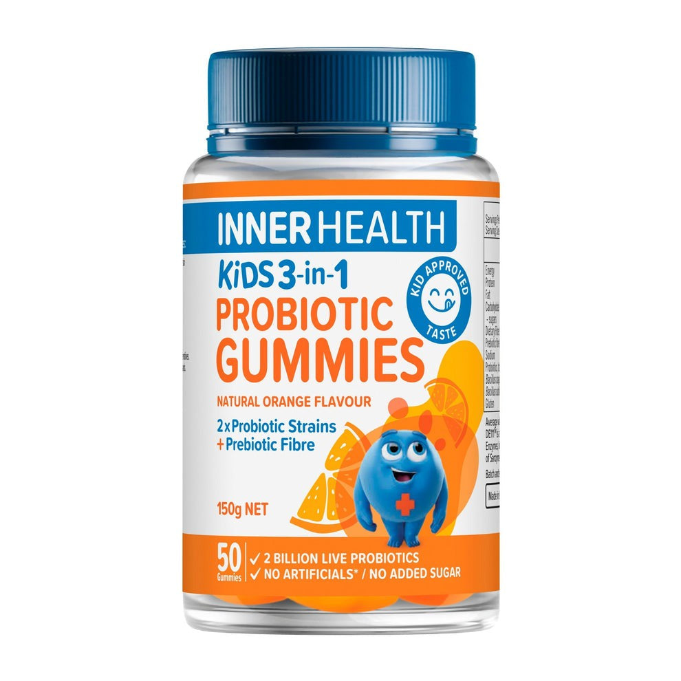 Inner Health Kids 3-in-1 Probiotic 50 Gummies