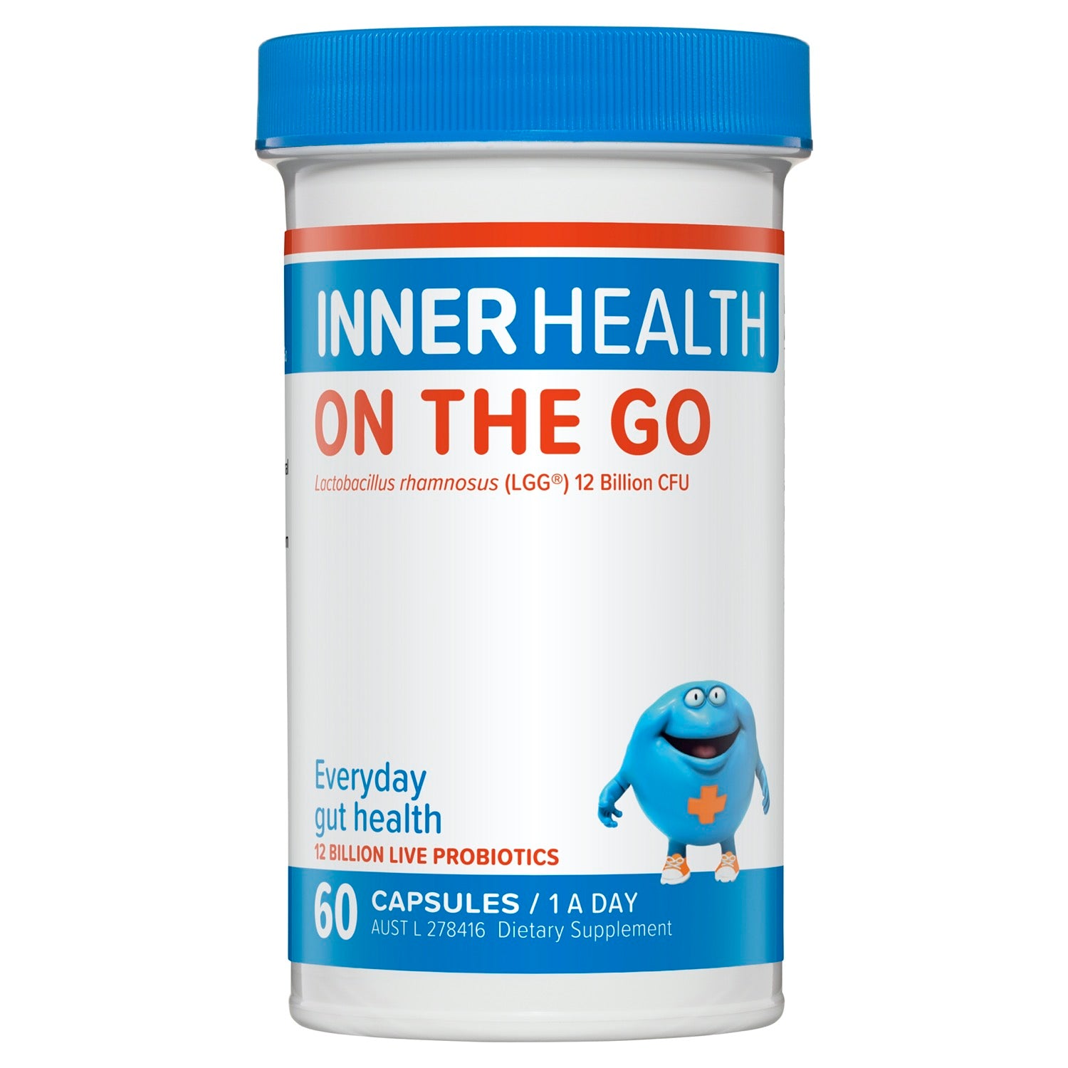 Inner Health On The Go - Convenient Probiotic Capsules for Gut Health and Immune Support on the Move.