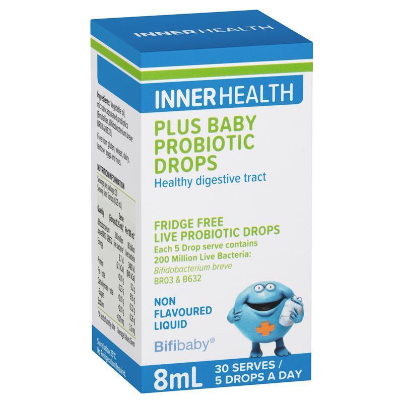 Inner Health Plus Baby Probiotic Drops - Gentle and Effective Probiotics for Baby's Digestive Health and Immune Support