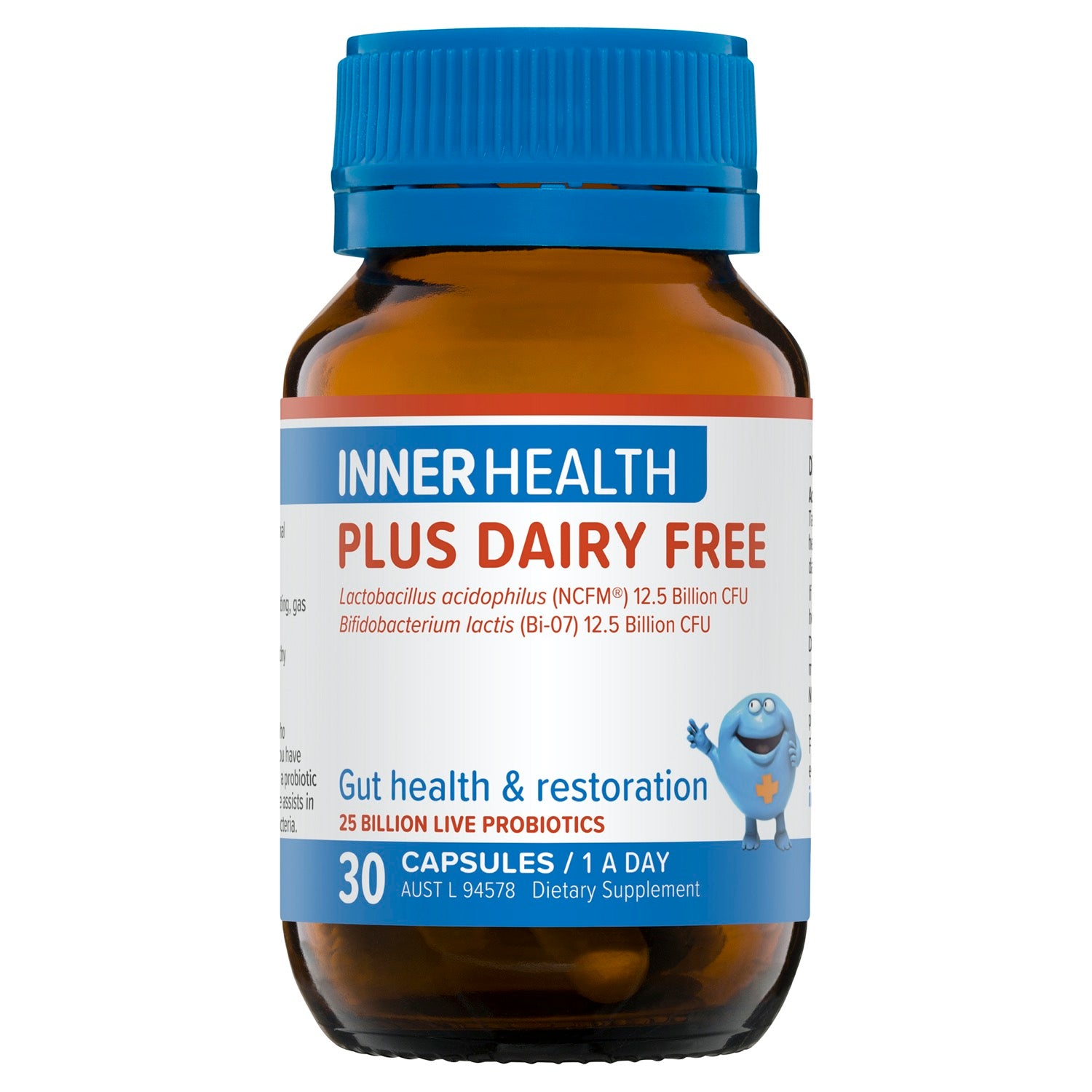 Inner Health Plus Dairy Free 30 Capsules.