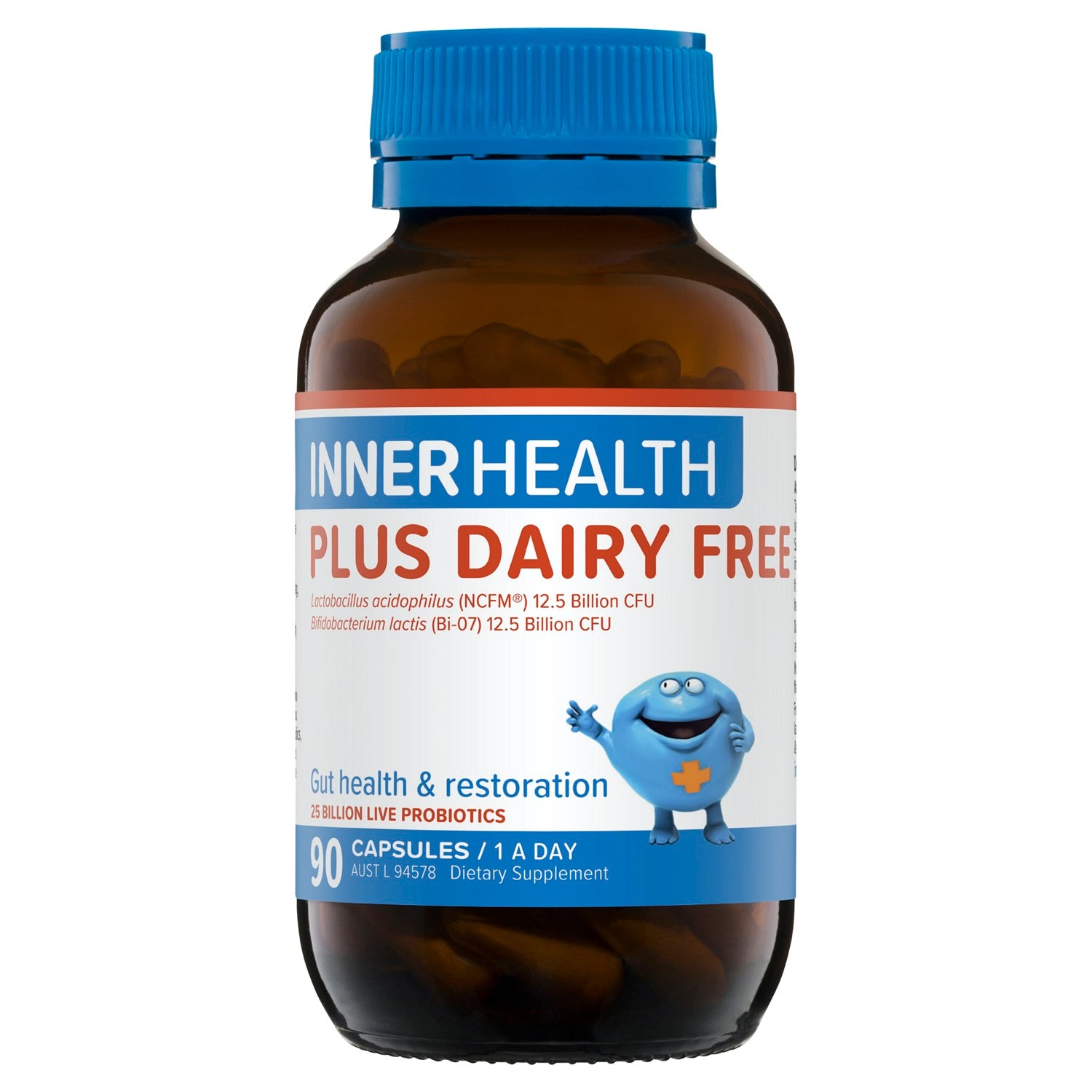 Inner Health Plus Dairy Free 90 Capsules EXP:01/2023.