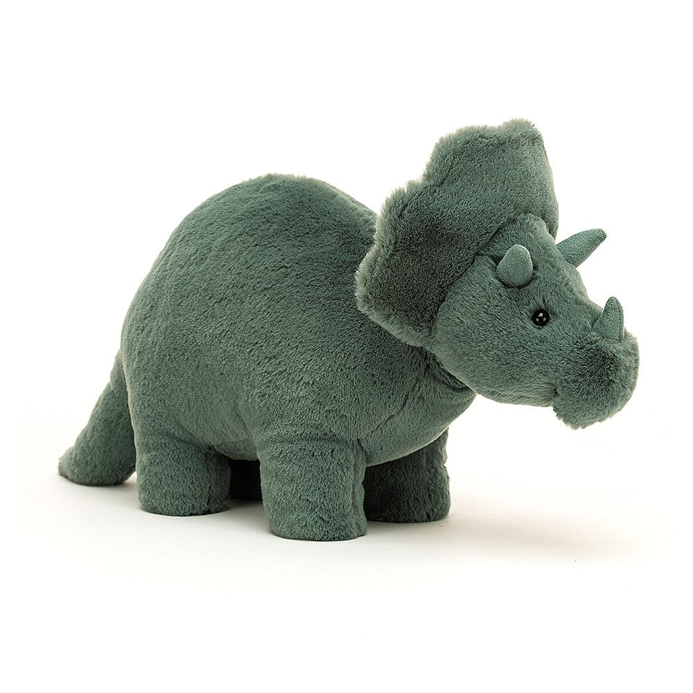 Jellycat Fossilly Triceratops Medium - H17 X W11 CM.