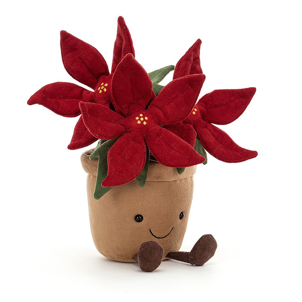 Jellycat Amuseable Poinsettia One Size - H25 X W10 CM.