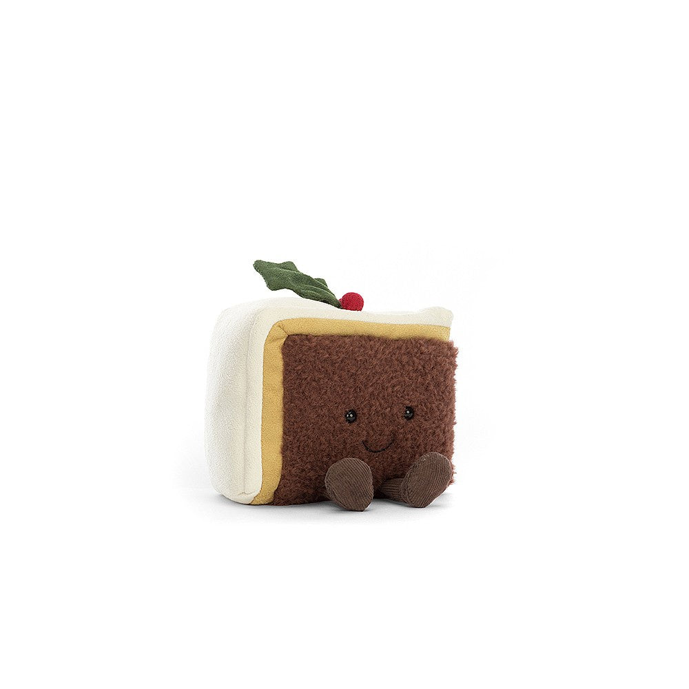 Jellycat Amuseable Slice of Christmas Cake One Size - H8 X W12 CM