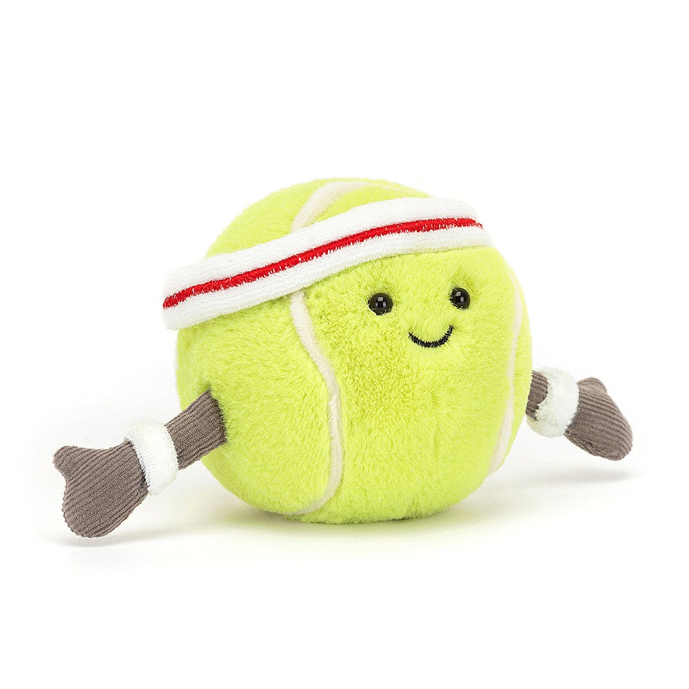 Jellycat Amuseables Sports Tennis Ball One Size - H9 X W9 CM Plush Toys OCARE NZ