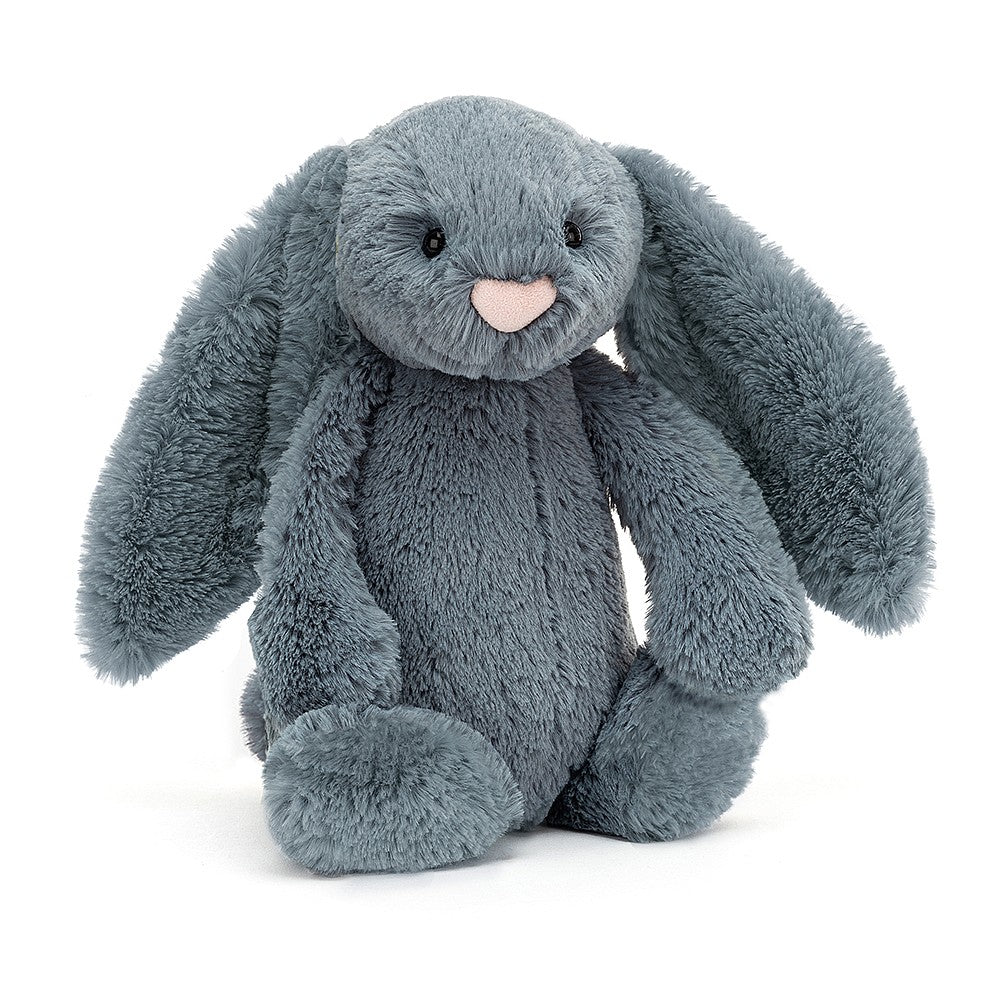 Jellycat Bashful Dusky Blue Bunny Medium - H31 X W12 CM.