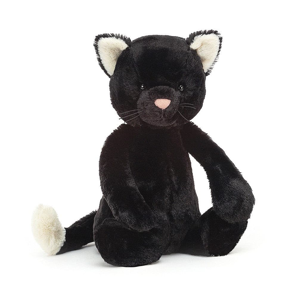Jellycat Bashful Black Kitten Medium - H31 X W12 CM.