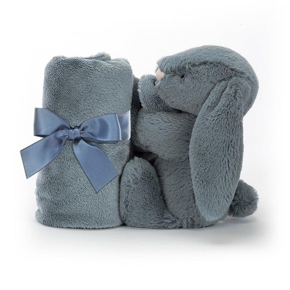 Jellycat Bashful Dusky Blue Bunny Soother One Size - H34 X W34 CM, image 3