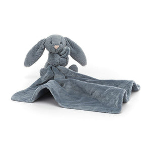 Jellycat Bashful Dusky Blue Bunny Soother One Size - H34 X W34 CM.