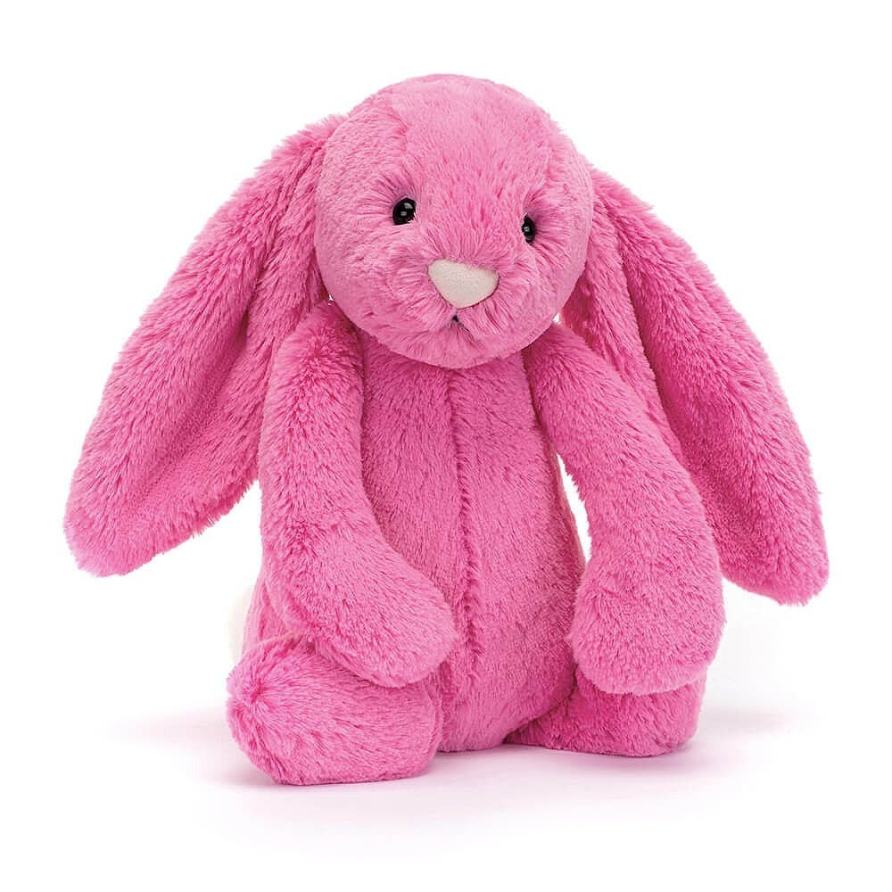 Jellycat Bashful Hot Pink Bunny Medium - H31 X W12 CM