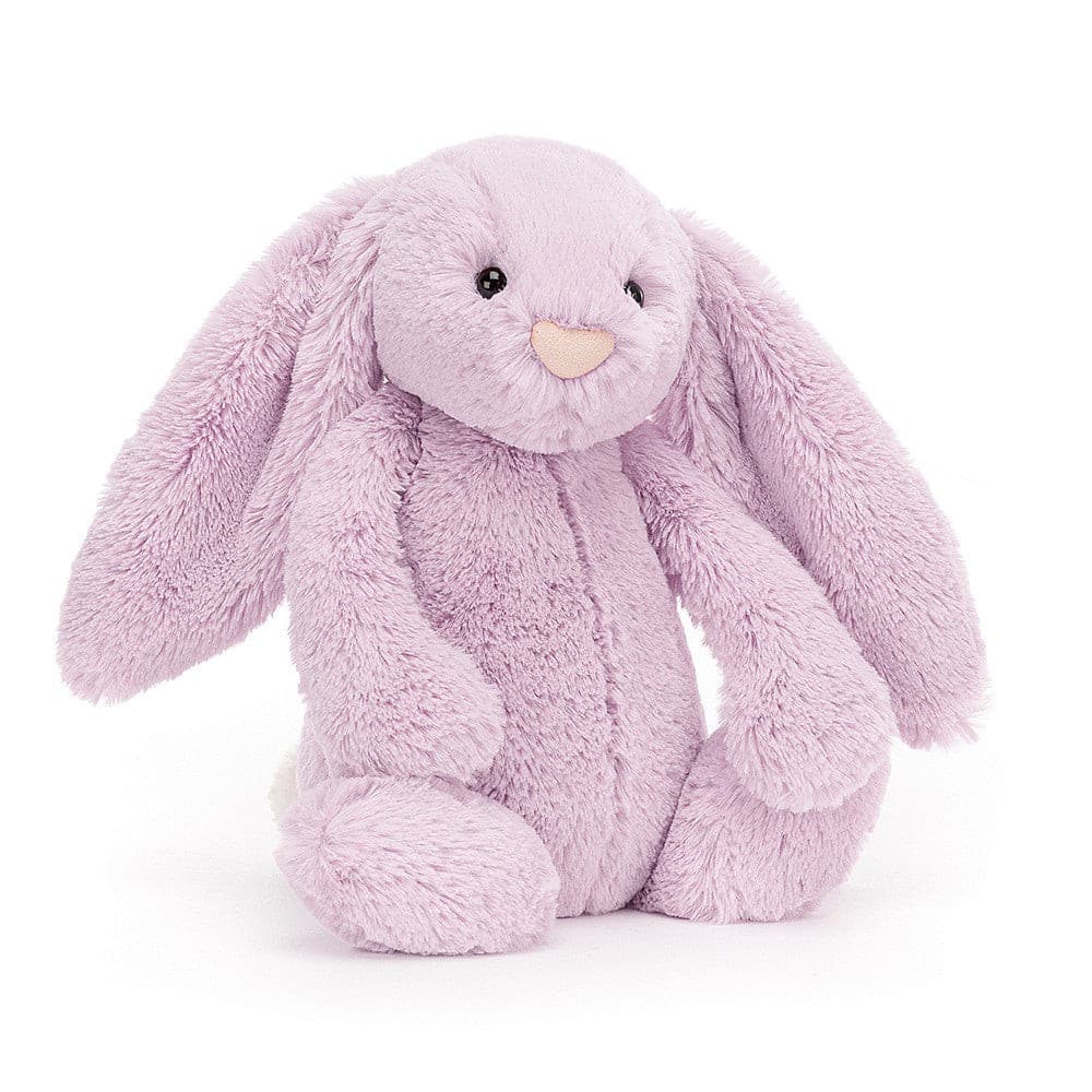 Jellycat Bashful Lilac Bunny Medium - H31 X W12 CM.