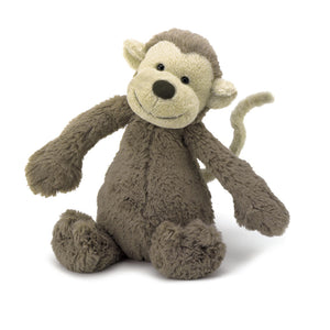 Jellycat Bashful Monkey Medium - H31 X W12 CM.