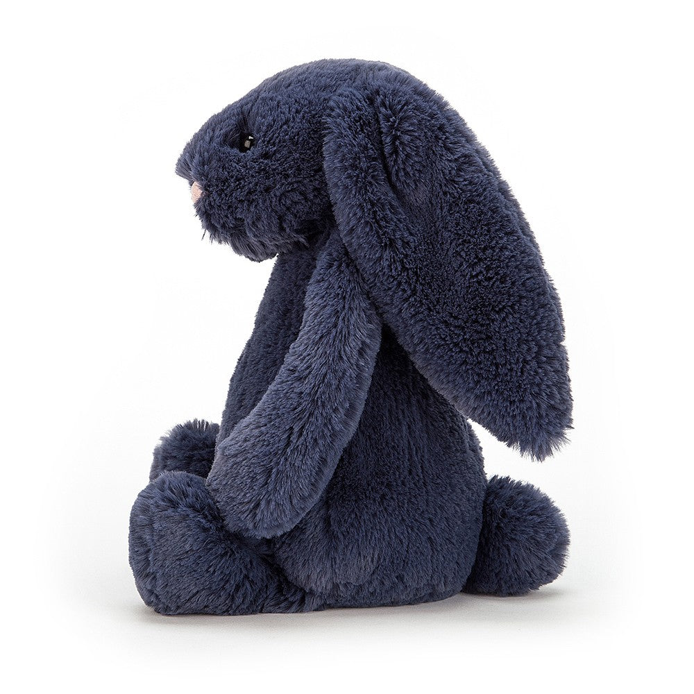 Jellycat Bashful Navy Bunny Medium - H31 X W12 CM.