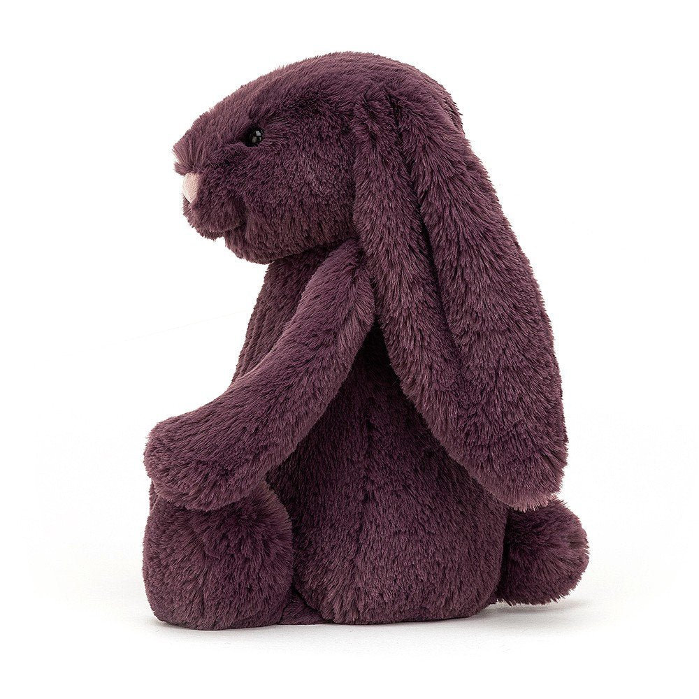 Jellycat Bashful Plum Bunny Medium - H31 X W13 CM.