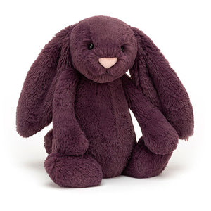 Jellycat Bashful Plum Bunny Medium - H31 X W13 CM.