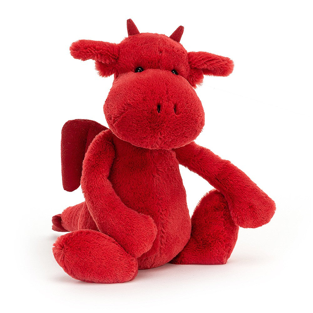 Jellycat Bashful Red Dragon Medium - H31 X W12 CM.