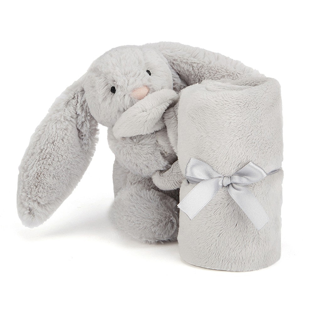 Jellycat Bashful Silver Bunny Soother One Size - H34 X W34 CM.