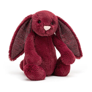 Jellycat Bashful Sparkly Cassis Bunny Medium - H31 X W12 CM.