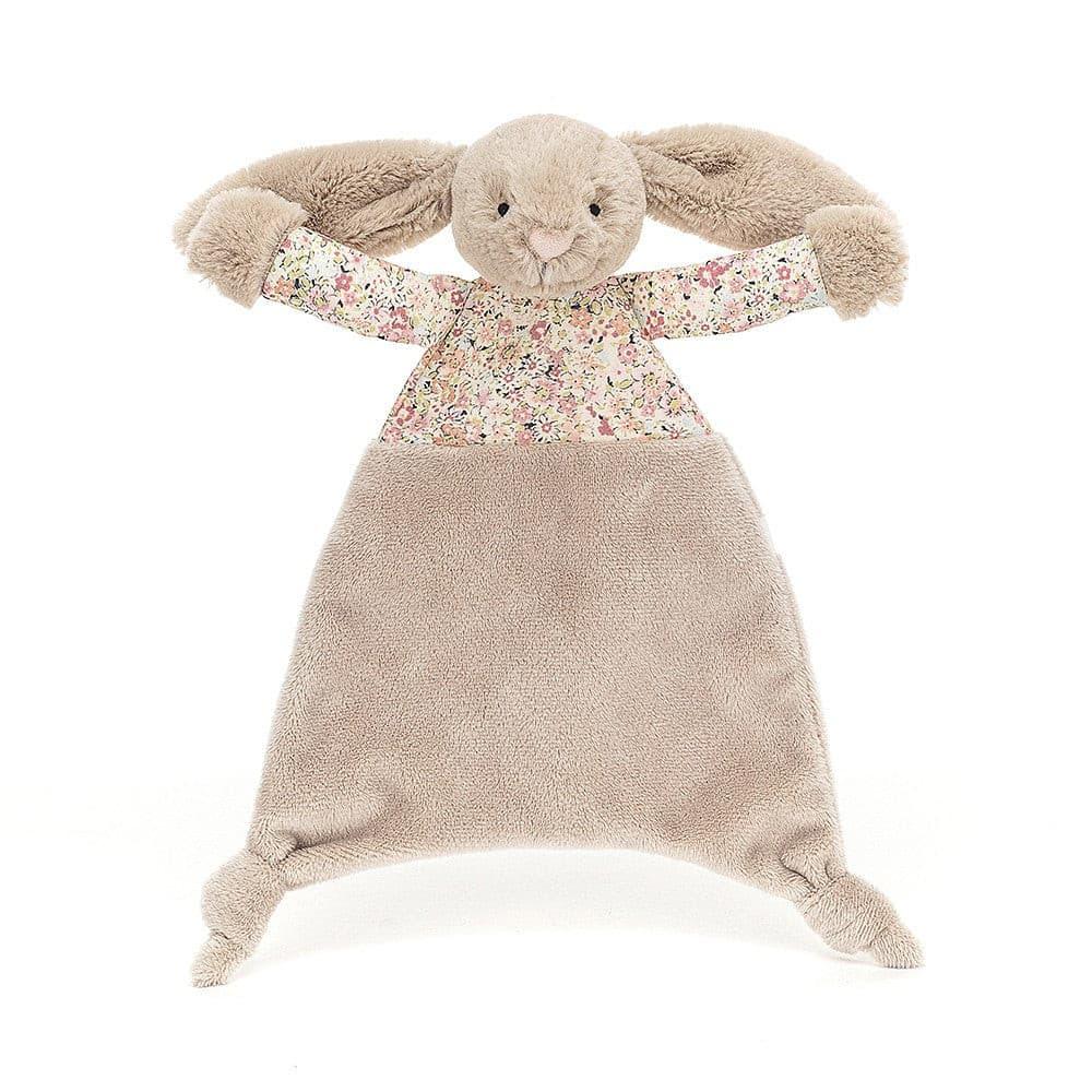 Jellycat Blossom Bea Beige Bunny Comforter One Size - H25 X W22 CM