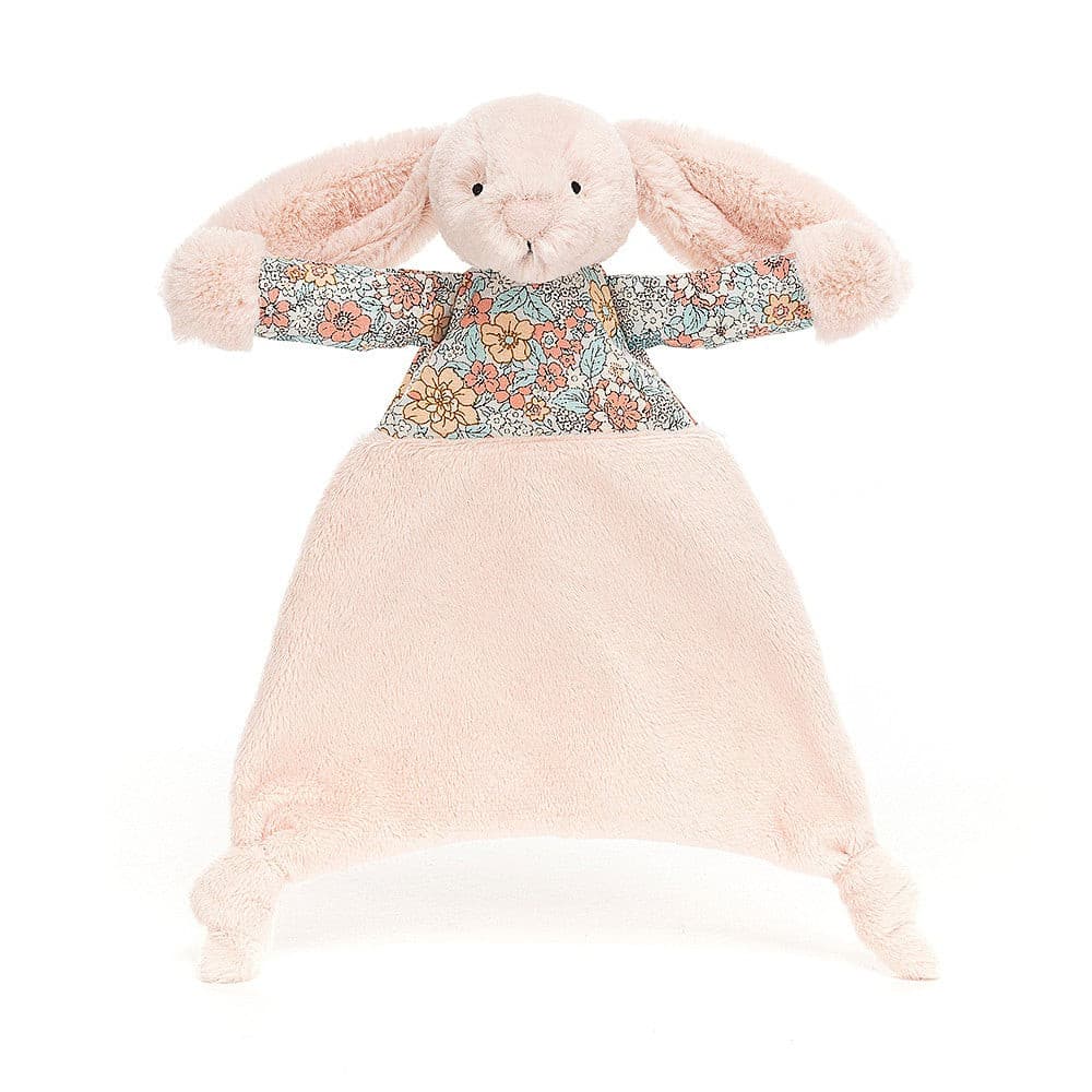 Jellycat Blossom Blush Bunny Comforter One Size - H25 X W22 CM.