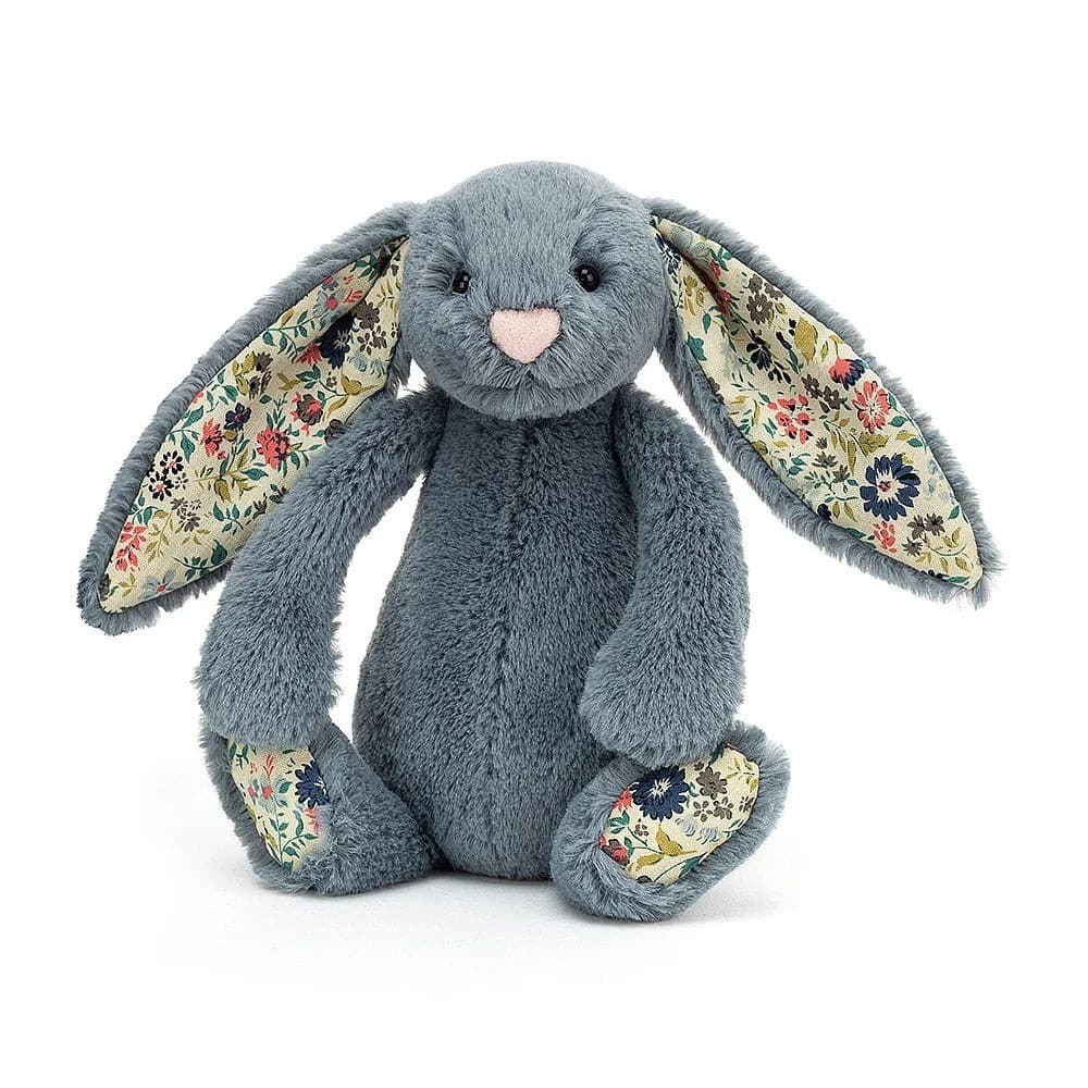 Jellycat Blossom Dusky Blue Bunny Small - H18 X W9 CM.