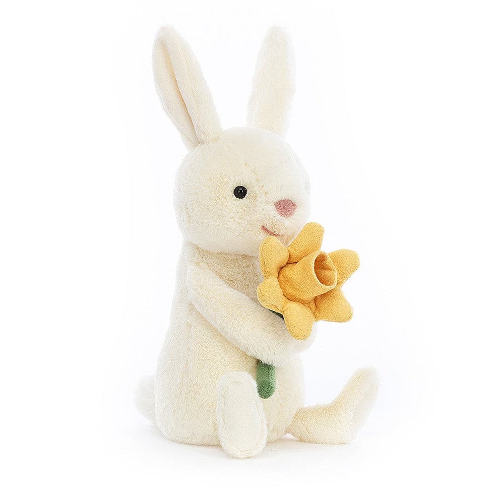 Jellycat Bobbi Bunny With Daffodil One Size - H18 X W7 CM.