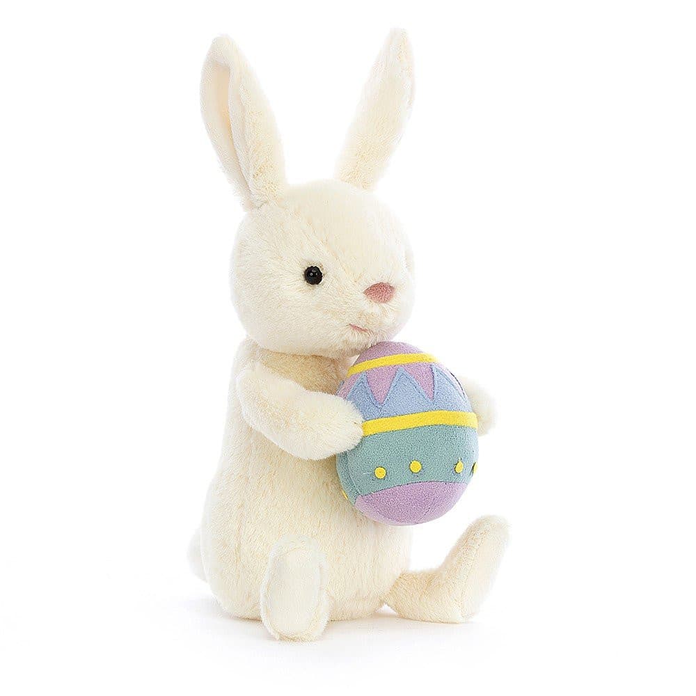 Jellycat Bobbi Bunny With Easter Egg One Size - H18 X W7 CM.