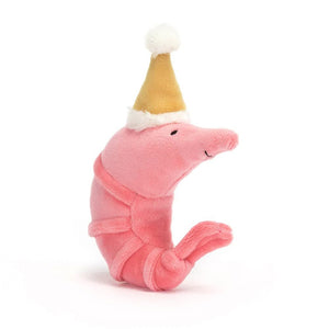 Jellycat Celebration Crustacean Shrimp One Size - H14 X W4 CM.