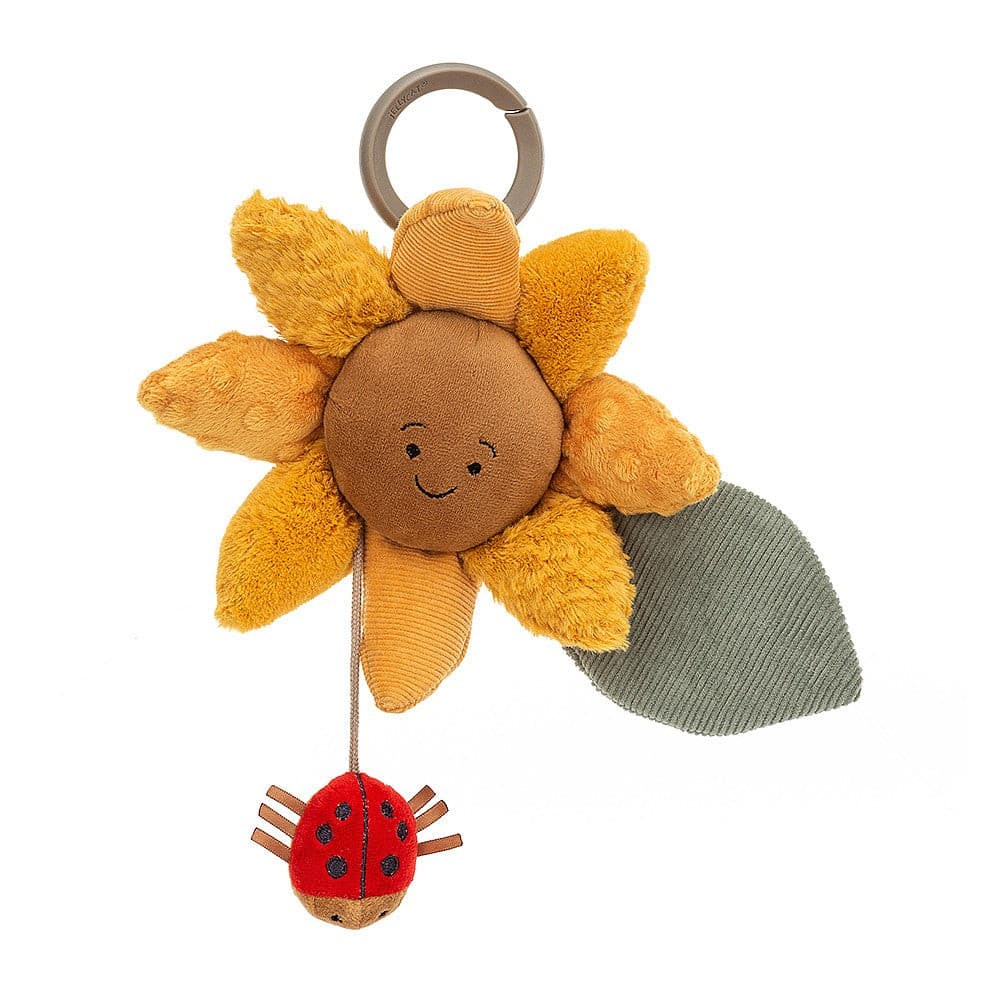 Jellycat Fleury Sunflower Activity Toy One Size - H20 X W20 CM.