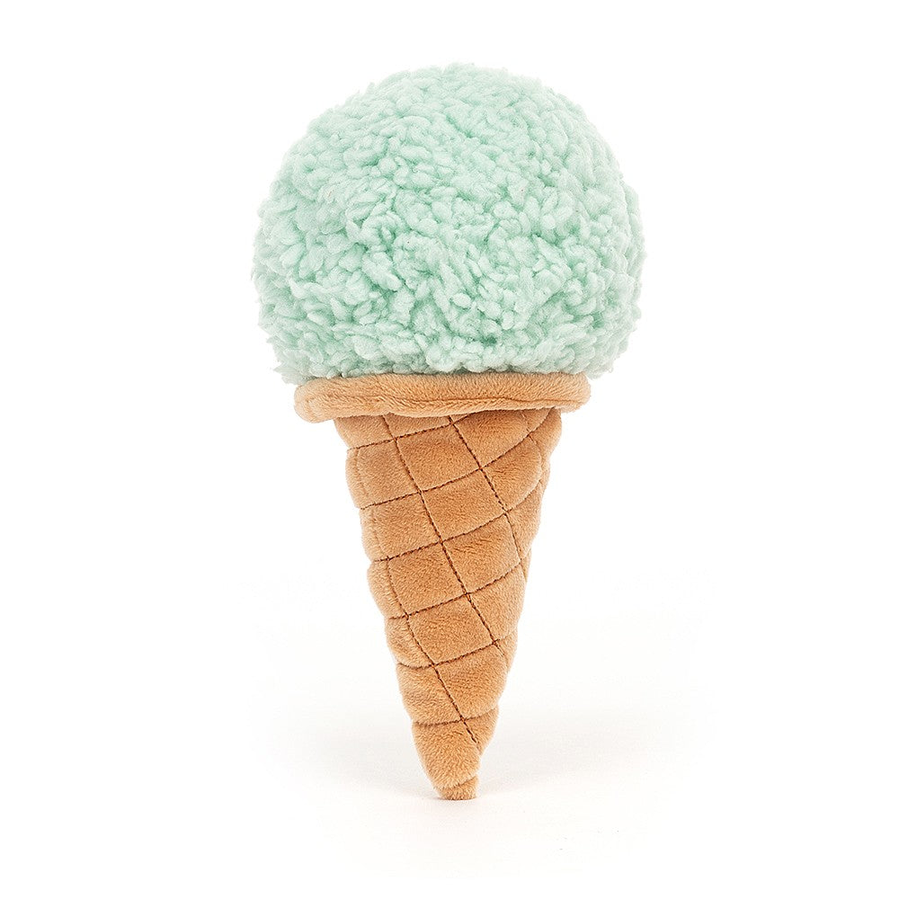 Jellycat Irresistible Ice Cream Mint One Size - H18 X W8 CM.