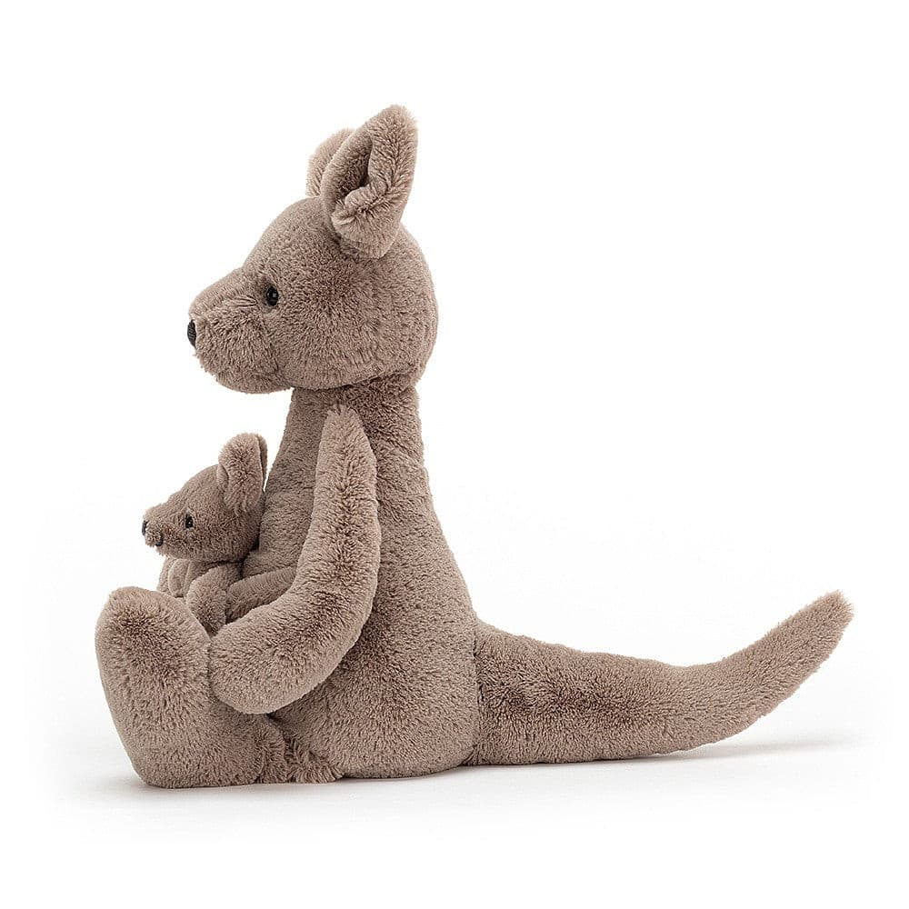 Jellycat Kara Kangaroo Large - H37 X W12 CM, Plush Toys, OCARE NZ