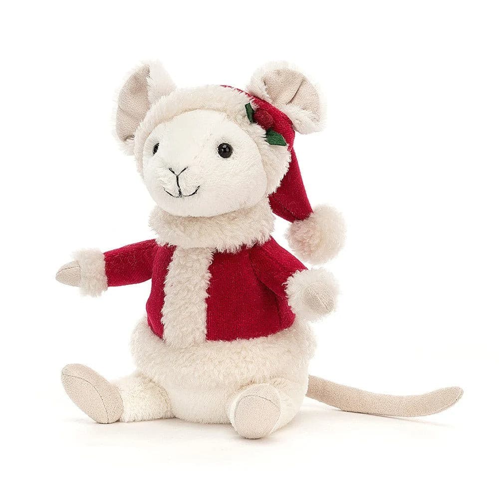 Jellycat Merry Mouse One Size - H18 X W9 CM.