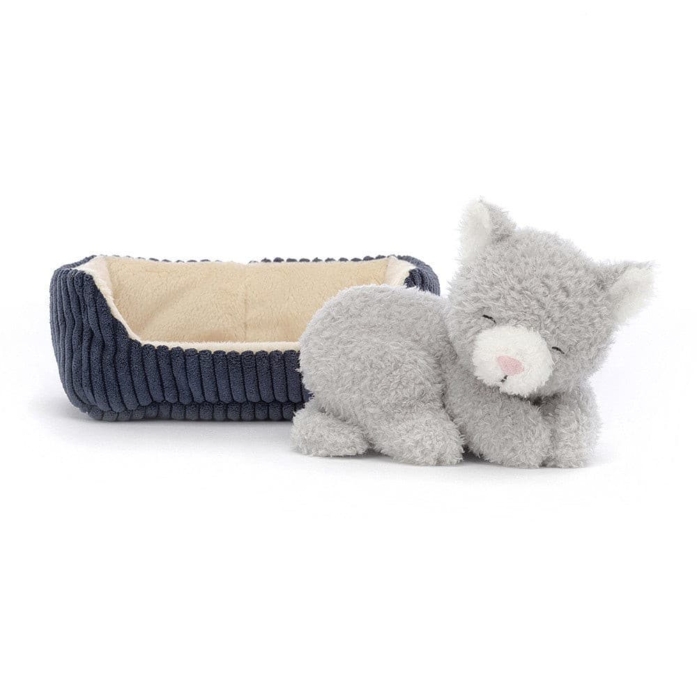 Jellycat Napping Nipper Cat One Size - H10 X W14 CM.