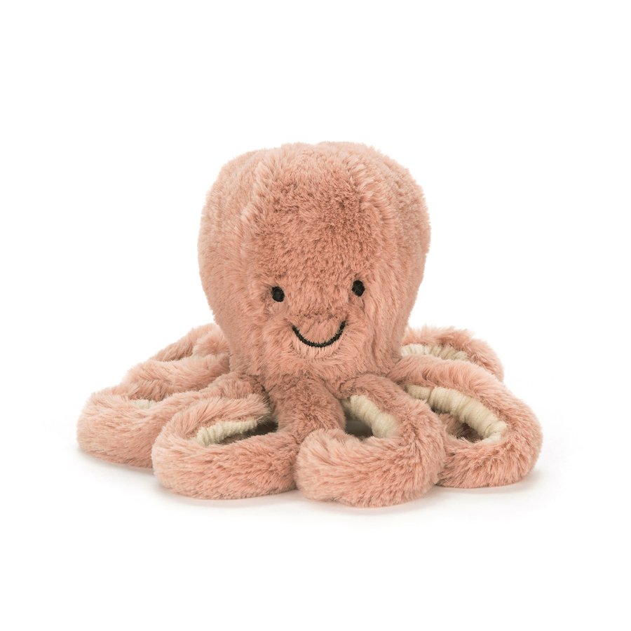 Jellycat Odell Octopus Baby TINY - H14 X W7 CM.