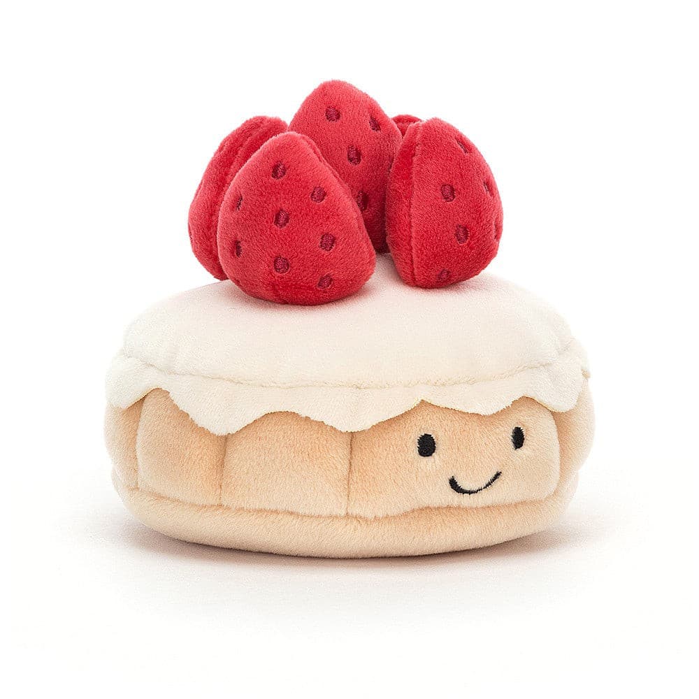 Jellycat Pretty Patisserie Tarte Aux Fraises One Size - H7 X W9 CM.