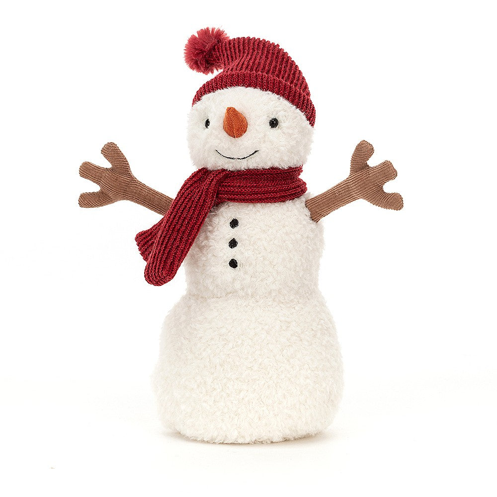 Jellycat Teddy Snowman Medium - H20 X W10 CM.