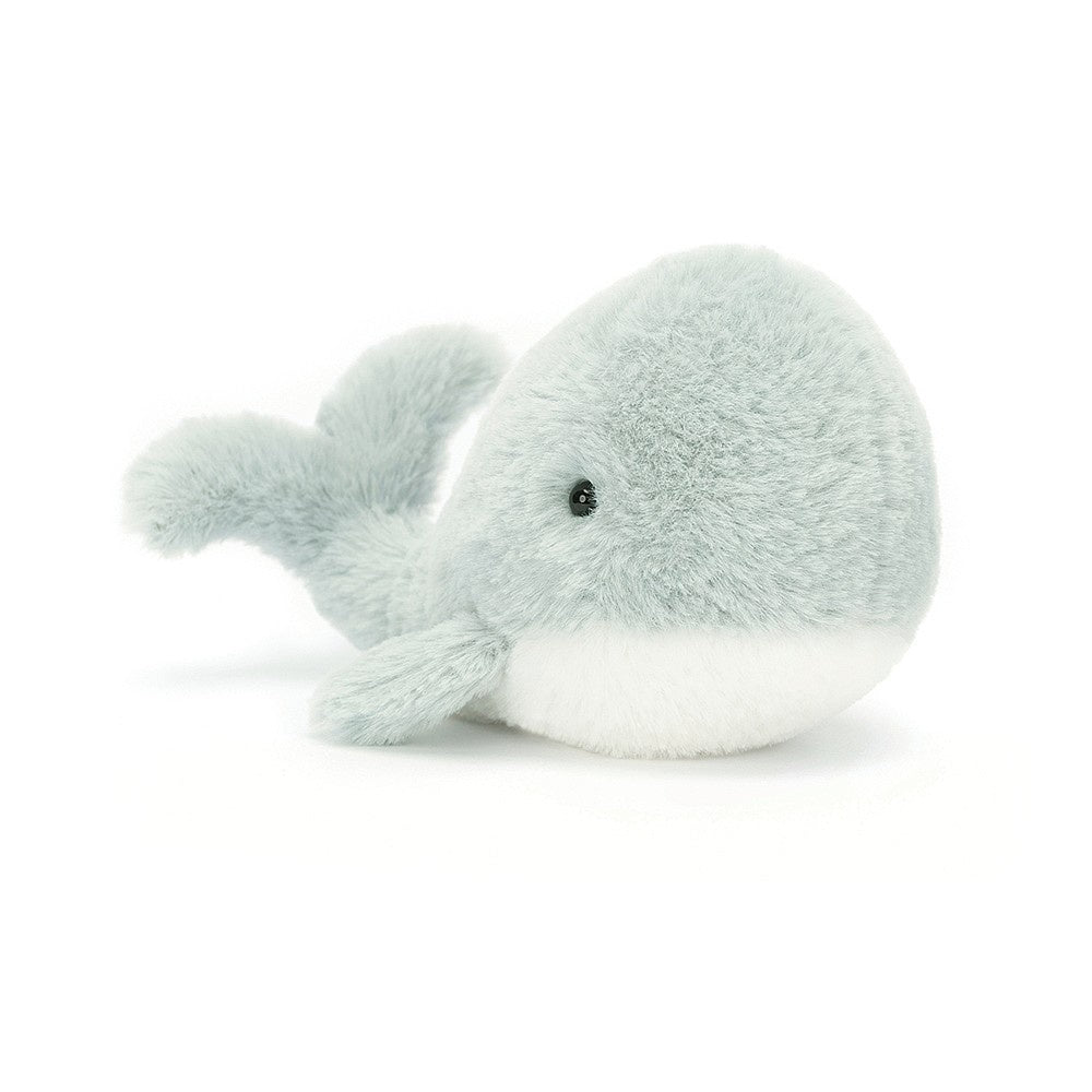 Jellycat Wavelly Whale Grey One Size - H8 X W13 CM