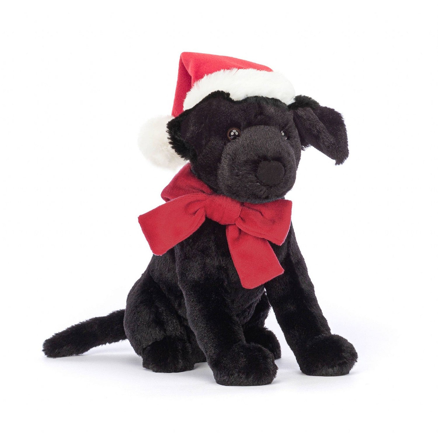 Jellycat Winter Warmer Pippa Black Labrador One Size - H22 X W8 CM