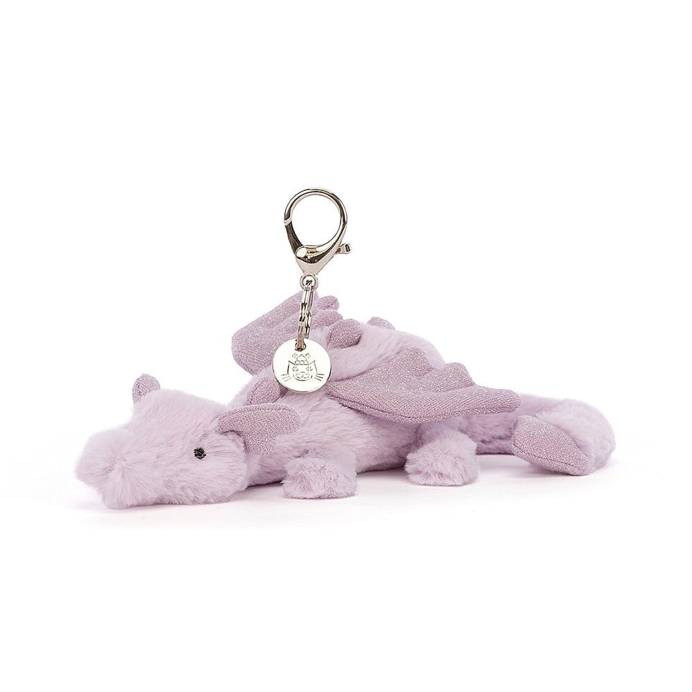 Jellycay Lavender Dragon Bag Charm One Size - H12 X W22 CM