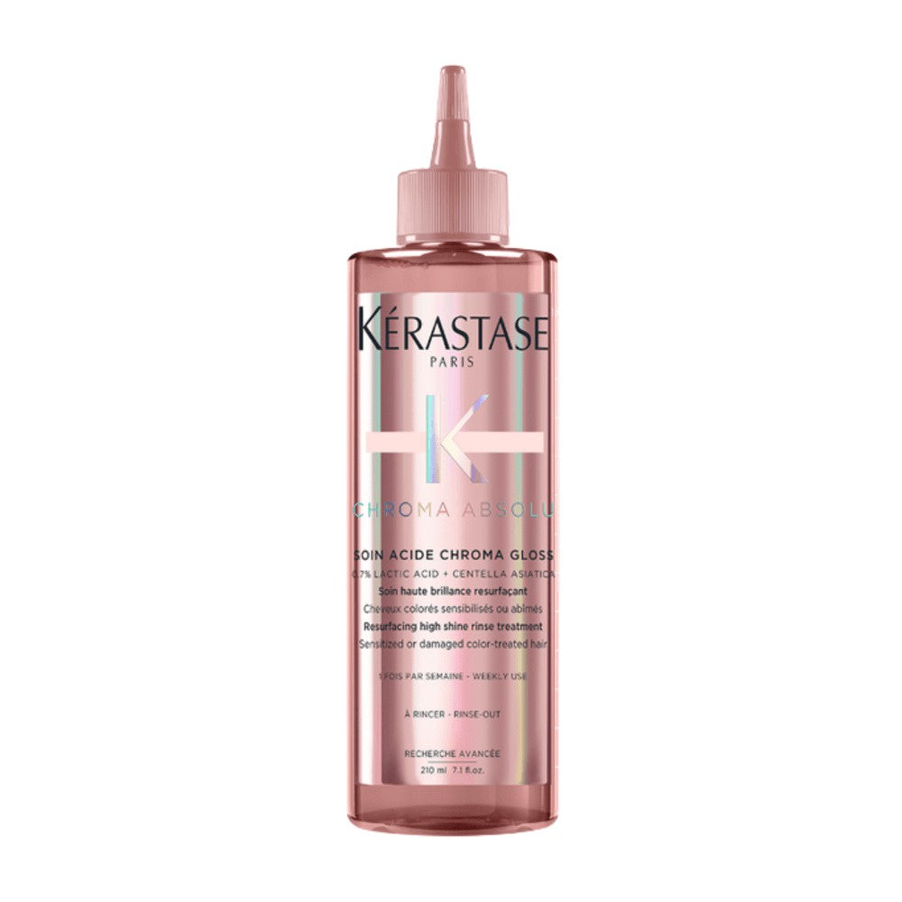 Kerastase Chroma Absolu Soin Acid High Shine Treatment for Coloured Hair - The treatment nourishes and enhances shine for colored hair, providing long-lasting color brilliance and healthy-looking locks.