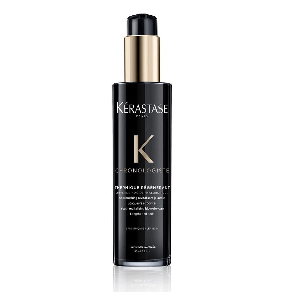 Kerastase Chronologiste Regenerating Leave In Treatment - Revitalizing hair treatment that nourishes, repairs, and protects for stunning, healthy locks. 