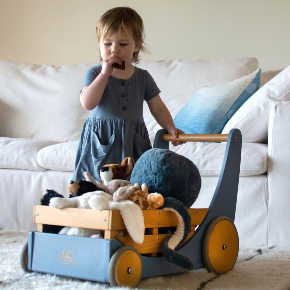 Kinderfeets Cargo Walker - Slate Blue, image 5