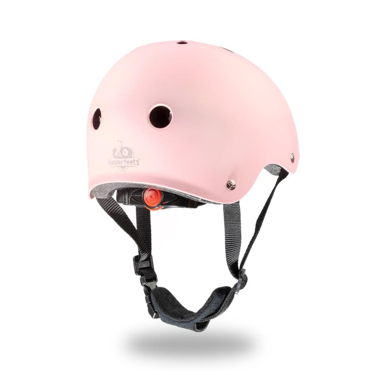 Kinderfeets Pink Matte Helmet.