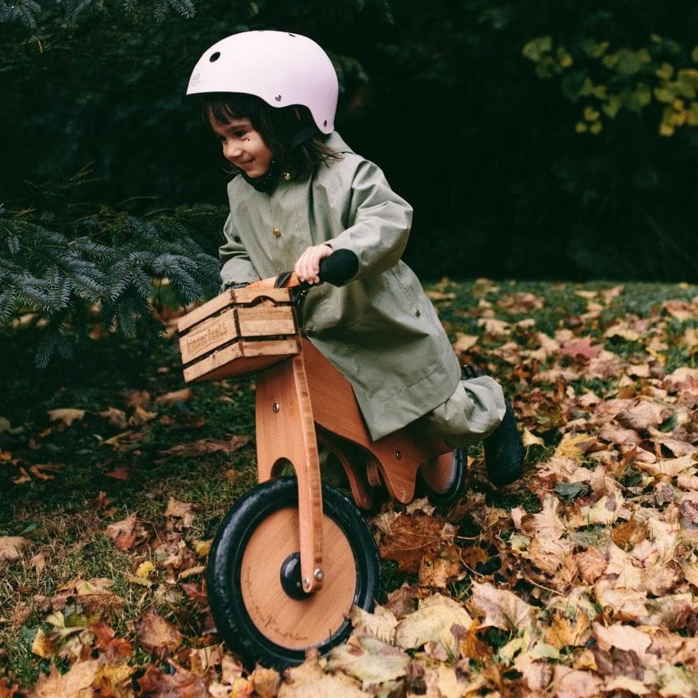 Kinderfeets Pink Matte Helmet.